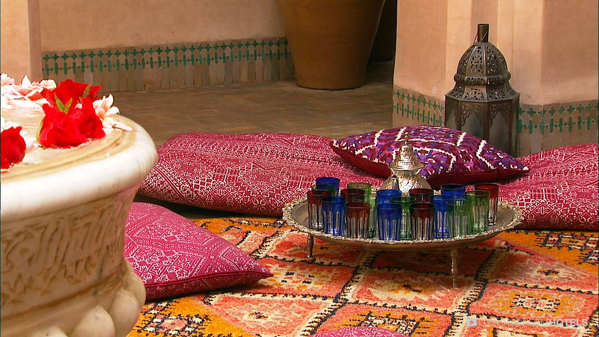 Moroccan floor pillows rental in NYC Moroccan Furniture Rental