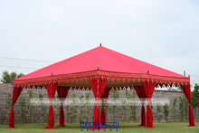 Load image into Gallery viewer, Red Moroccan Tent Rental 20' x 20'