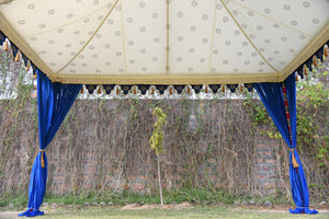 Blue Moroccan Tent Rental 13' x 13'