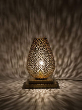 Load image into Gallery viewer, MONA TABLE LAMP – ANTIQUE BRASS