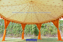 Load image into Gallery viewer, Orange Octagonal Tent - 20' Diameter
