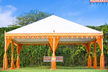 Load image into Gallery viewer, Orange Tent Rental 20' x 20'