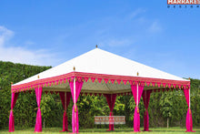 Load image into Gallery viewer, Pergola Fuchsia Tent Rental 20' x 20'
