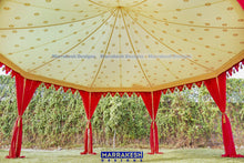 Load image into Gallery viewer, Red Octagonal Tent - 20' Diameter