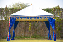 Load image into Gallery viewer, Rent a Blue Moroccan Tent 10' x 10'