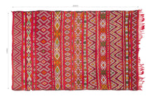 Load image into Gallery viewer, Rent Moroccan Kilim Rug #884