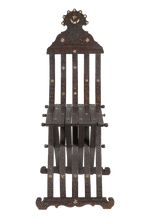 Load image into Gallery viewer, Antique Syrian Inlaid Folding Chair