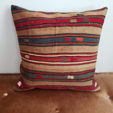 Load image into Gallery viewer, Berber Wool Pillow - Vintage Moroccan Floor Cushion VKFP048
