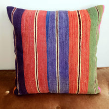 Load image into Gallery viewer, Berber Wool Pillow - Vintage Moroccan Floor Cushion VKFP056
