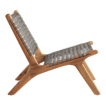Load image into Gallery viewer, Gray Strap Girona Outdoor Accent Chairs
