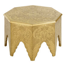 Load image into Gallery viewer, Moroccan Brass Octogonal Table Large