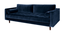 Load image into Gallery viewer, Sven Grass Blue Sofa Large