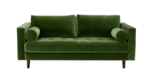 Load image into Gallery viewer, Sven Grass Green Sofa Small