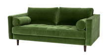 Load image into Gallery viewer, Sven Grass Green Sofa Small
