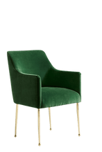 Load image into Gallery viewer, Velvet Elowen Armchair - Emerald