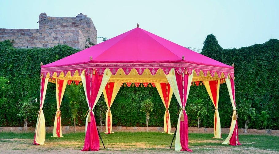 Discover the Exquisite Beauty of Fuchsia Moroccan Tents in NYC, San Francisco or Connecticut