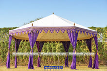 Load image into Gallery viewer, Purple Octagonal Tent - 20&#39; Diameter
