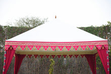 Load image into Gallery viewer, Red Moroccan Tent Rental 10&#39; x 10&#39;
