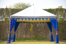 Load image into Gallery viewer, Rent a Blue Moroccan Tent 10&#39; x 10&#39;
