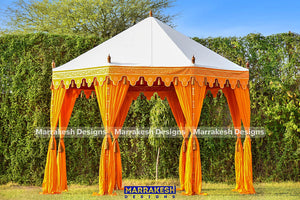 Rent Indian Tent - Orange 13" Dia