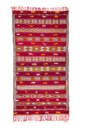 Rent Moroccan Kilim Rug #857