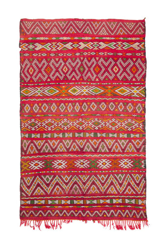 Rent Moroccan Kilim Rug #884