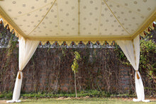 Load image into Gallery viewer, White Gold Moroccan Tent Rental 10&#39; x 10&#39;
