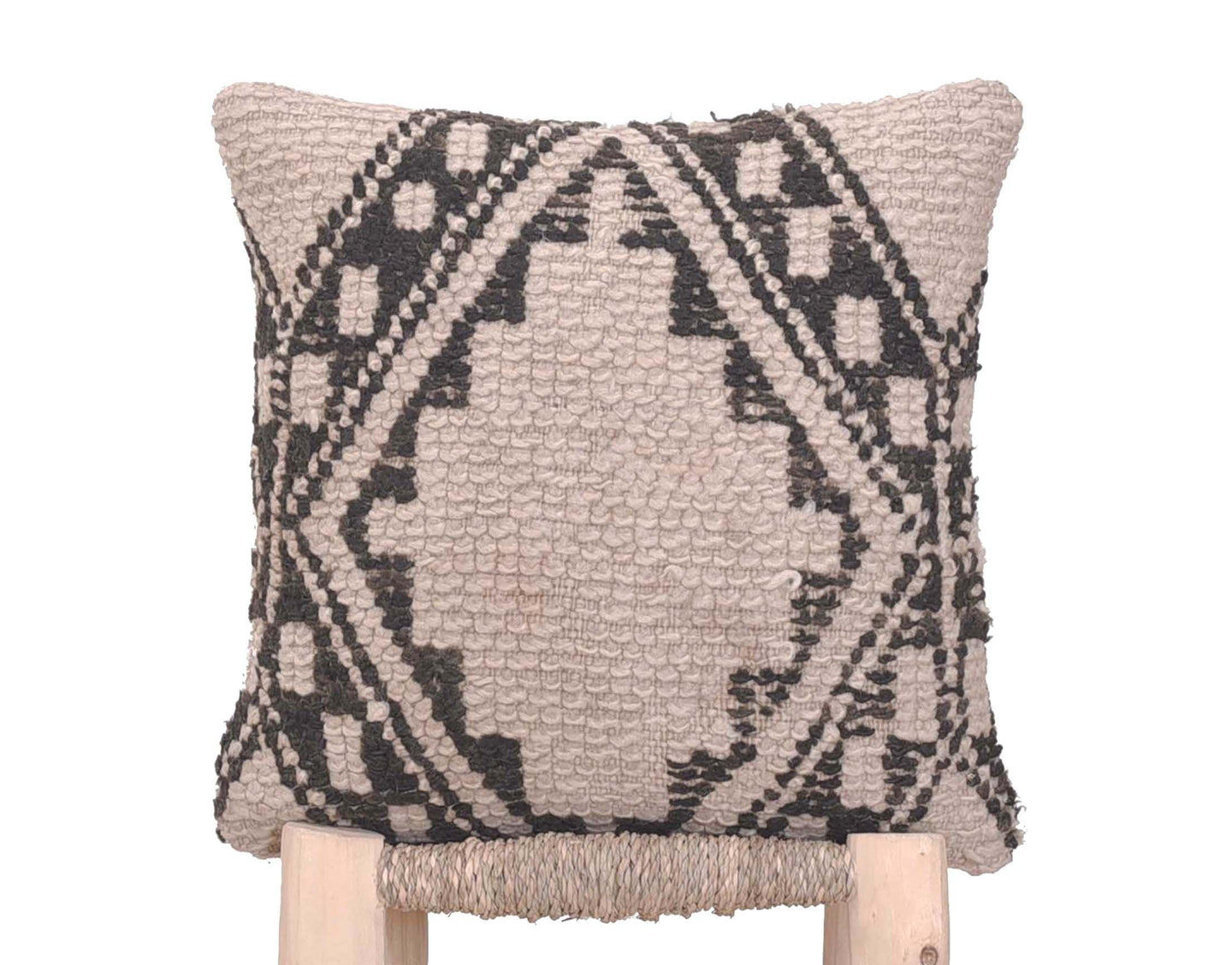 Beni Ouarain Pillow, Vintage Moroccan Berber Cushion