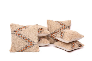 Beni Ouarain Pillow, Vintage Moroccan Berber Cushion