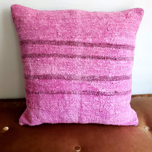 Berber Wool Pillow - Vintage Moroccan Floor Cushion VKFP039
