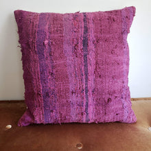Load image into Gallery viewer, Berber Wool Pillow - Vintage Moroccan Floor Cushion VKFP041
