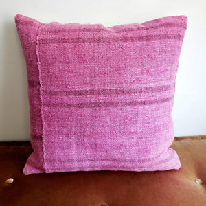 Berber Wool Pillow - Vintage Moroccan Floor Cushion VKFP042
