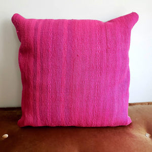Berber Wool Pillow - Vintage Moroccan Floor Cushion VKFP044