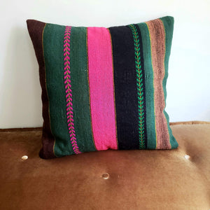 Berber Wool Pillow - Vintage Moroccan Floor Cushion VKFP045