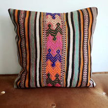 Load image into Gallery viewer, Berber Wool Pillow - Vintage Moroccan Floor Cushion VKFP047
