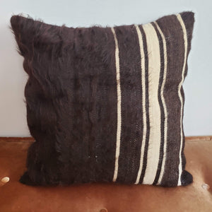 Berber Wool Pillow - Vintage Moroccan Floor Cushion VKFP049
