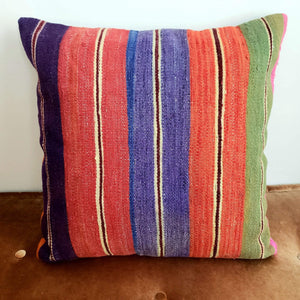 Berber Wool Pillow - Vintage Moroccan Floor Cushion VKFP056