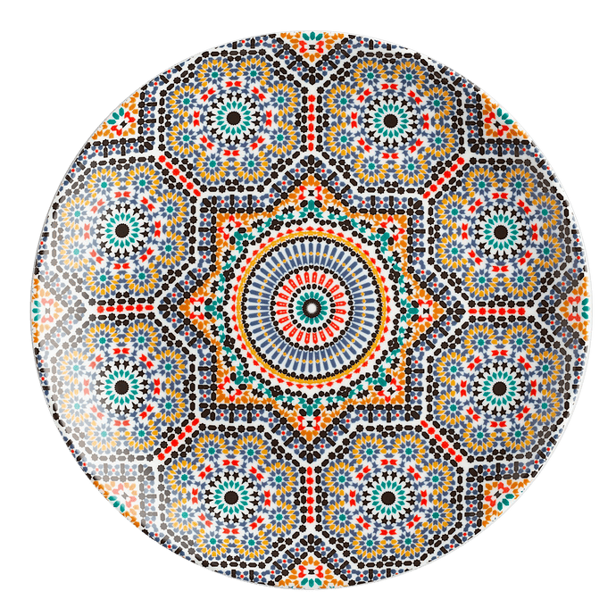 Fez Moroccan Tile Salad Plates