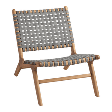Load image into Gallery viewer, Gray Strap Girona Outdoor Accent Chairs
