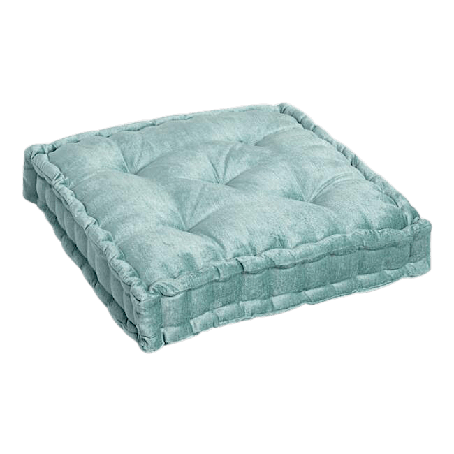 Jadeite Velvet Tufted Floor Cushion