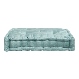 Jadeite Velvet Tufted Floor Cushion