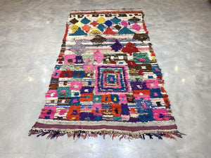 Moroccan Berber Rug - Boucherouite vintage 10