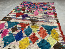 Load image into Gallery viewer, Moroccan Berber Rug - Boucherouite vintage 10

