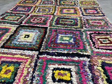 Load image into Gallery viewer, Moroccan Berber Rug - Boucherouite vintage 14
