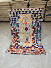 Load image into Gallery viewer, Moroccan Berber Rug - Boucherouite vintage 15
