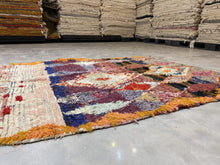 Load image into Gallery viewer, Moroccan Berber Rug - Boucherouite vintage 3
