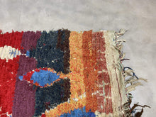 Load image into Gallery viewer, Moroccan Berber Rug - Boucherouite vintage 3
