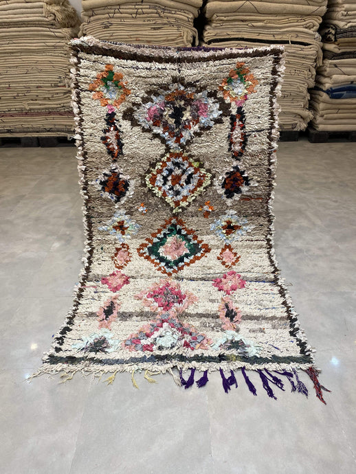 Moroccan Berber Rug - Boucherouite vintage 5
