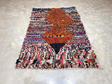Load image into Gallery viewer, Moroccan Berber Rug - Boucherouite vintage 9
