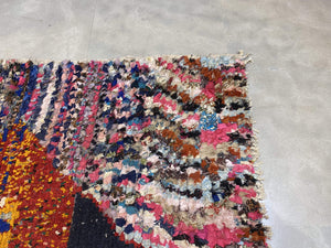 Moroccan Berber Rug - Boucherouite vintage 9